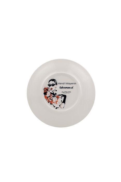 Hermia Juego de Cena de Porcelana de 4 Piezas Blanco